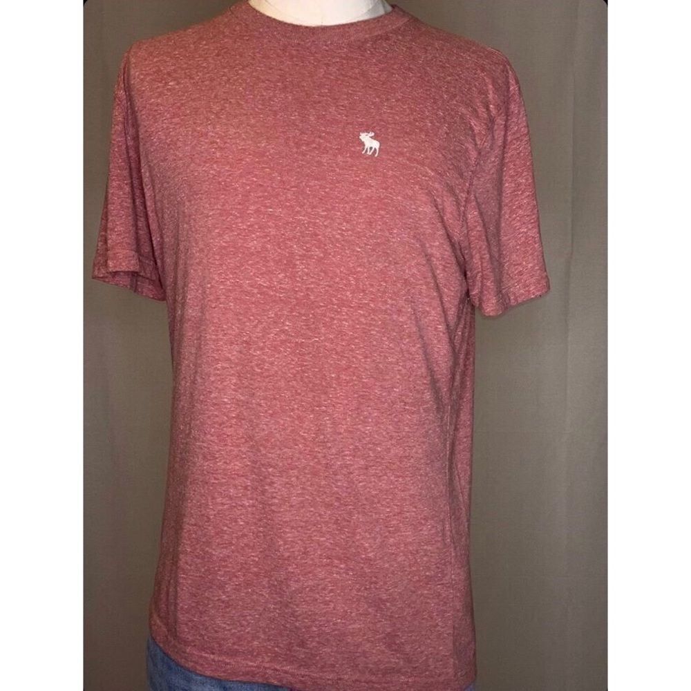 Abercrombie & Fitch Crew Neck Logo T-Shirt Sz L